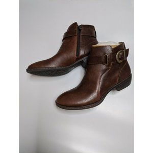 Ankle Bootie Women's 8 Brown Boots Big On Comfort